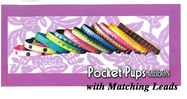 Pocket Pups Ribbon Dog Collars